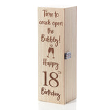 Birthday Milestone Bottle Holder Box