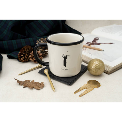 Fairways Golfing Goods 'Tee Time' Stoneware Mug