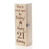 Birthday Milestone Bottle Holder Box
