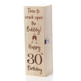 Birthday Milestone Bottle Holder Box