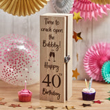 Birthday Milestone Bottle Holder Box