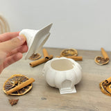 Witches Hat Pumpkin House Halloween Decoration Bowl