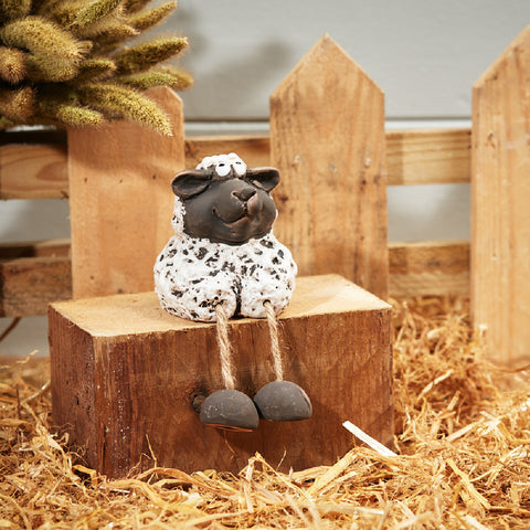 sheep ornaments, sheep shelf sitter