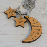 Personalised Little Stars Key Ring