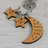 Personalised Little Stars Key Ring