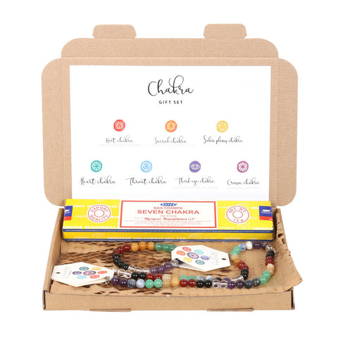 Chakra Crystal Chip Jewellery Gift Set