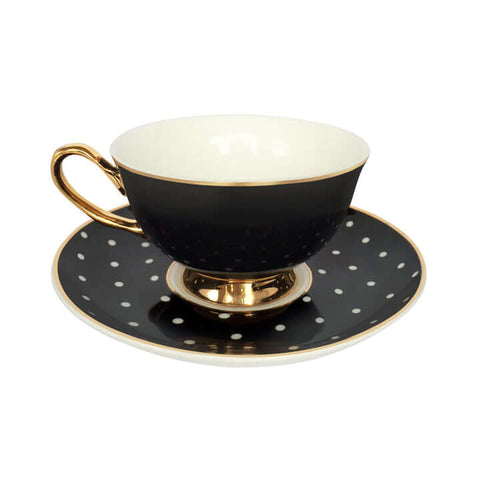 Primrose Spotty Teacup & Saucer