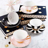 Primrose Spotty Teacup & Saucer