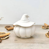 Witches Hat Pumpkin House Halloween Decoration Bowl