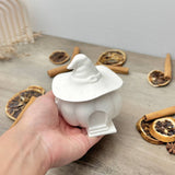 Witches Hat Pumpkin House Halloween Decoration Bowl