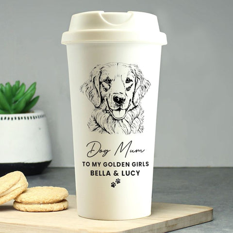Personalised Dog Breed Travel Cup