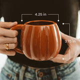 Brown Pumpkin Coffee Mug - Fall Decor & Gifts