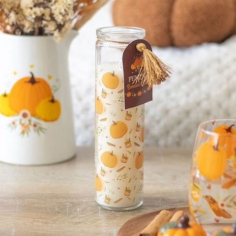 Autumn Pumpkin Spice Tube Candle