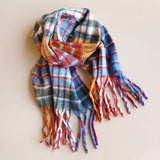 Colourful Check Winter Scarf