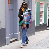 Colourful Check Winter Scarf