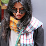 Colourful Check Winter Scarf