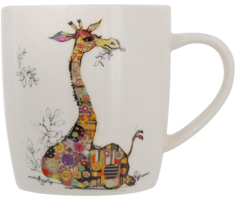 BUG ART GERRY GIRAFFE DESIGN MUG.