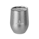 Personalised Glitter Stemless Insulated Wine Tumbler.