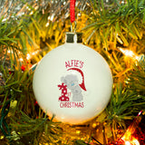 Personalised Me To You 1st Christmas Bauble.