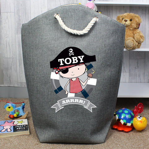 Personalised Pirate Storage Bag.