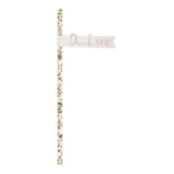 Tea Party Flag Paper Straws.