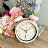 Small Pink Or Grey Alarm Clock.
