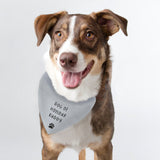 Personalised Dog Bandana.