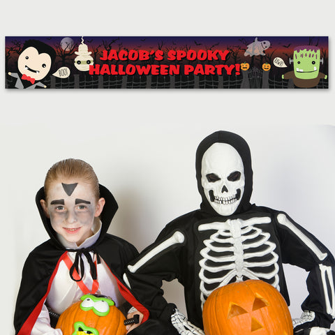 Personalised Halloween Banner.