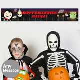 Personalised Halloween Banner.