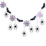 Halloween Spider Web & Bat Bunting.
