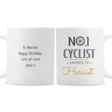 Personalised No.1 Cyclist Mug.