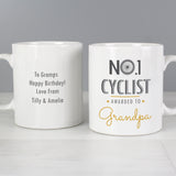 Personalised No.1 Cyclist Mug.