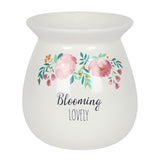 Large Blooming Lovely Wax Melt Burner & Melts (Damaged).