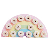 Rainbow Donut Wall.