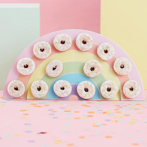 Rainbow Donut Wall.