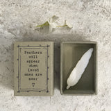 East of India Feathers Will Appear Matchbox Gift