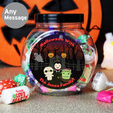 Personalised Halloween Sweet Jar.