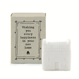 East of India Porcelain New Home Matchbox Gift