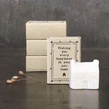 East of India Porcelain New Home Matchbox Gift