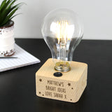Personalised Stars LED Bulb Table Lamp.
