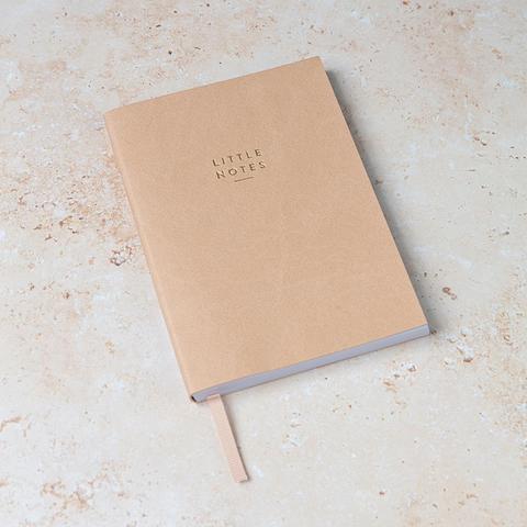A6 Tan 'Little Notes' Notebook.