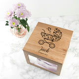 Personalised Baby Boy Photo Memory Cube.