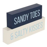 Sandy Toes And Salty Kisses Stacking Blocks.