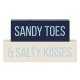 Sandy Toes And Salty Kisses Stacking Blocks.