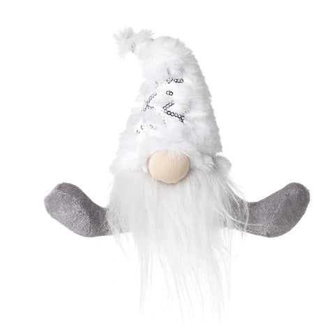Sitting Gonks, Tree Decorataions, Festive Decorations, Grey Gonks