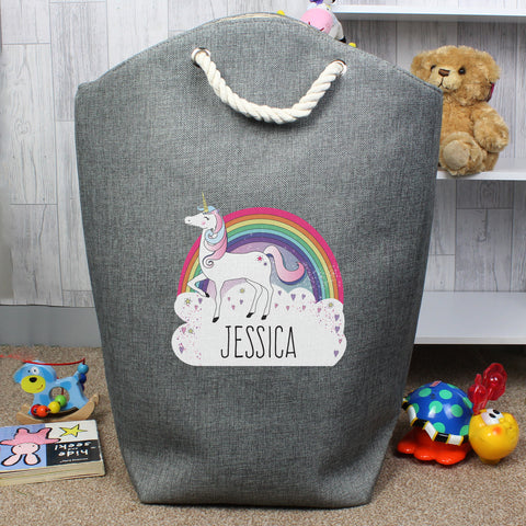 Personalised Unicorn Storage Bag.