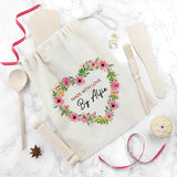 Personalised Kids Flower Wreath Baking Set.